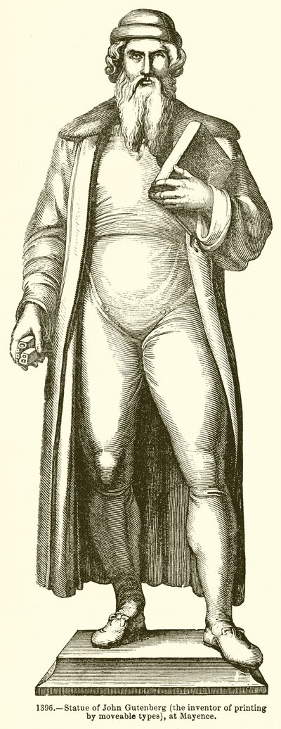 Gutenberg János szobra alkotó: English School