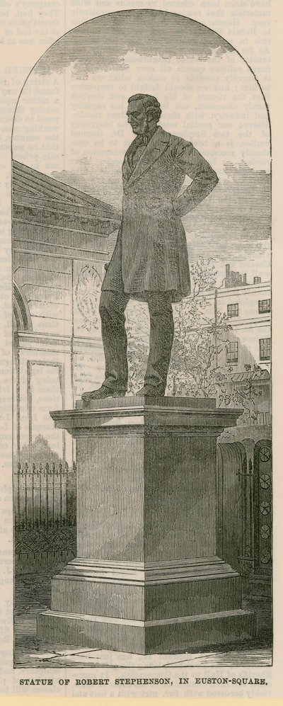 Robert Stephenson szobra alkotó: English School