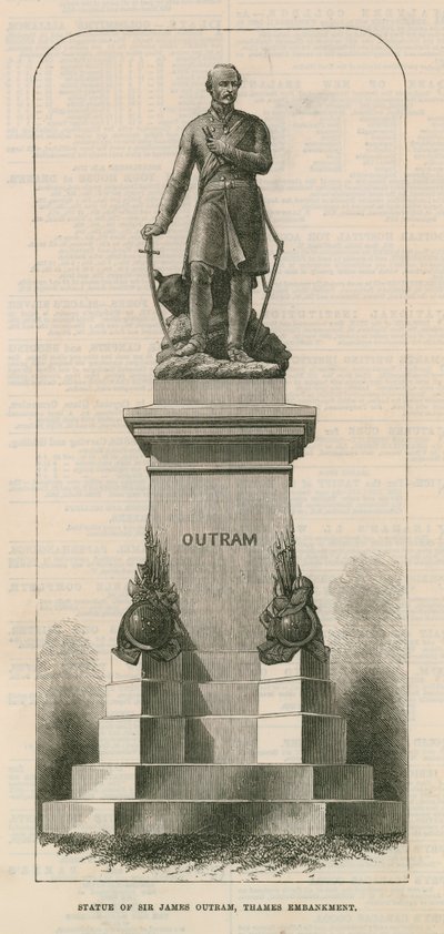 Sir James Outram szobra alkotó: English School