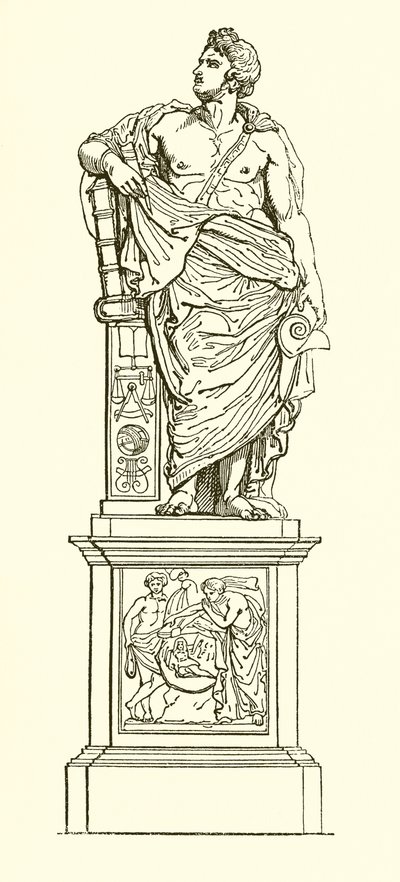 Sir William Jones szobra alkotó: English School