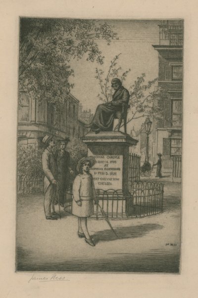 Thomas Carlyle szobra alkotó: English School