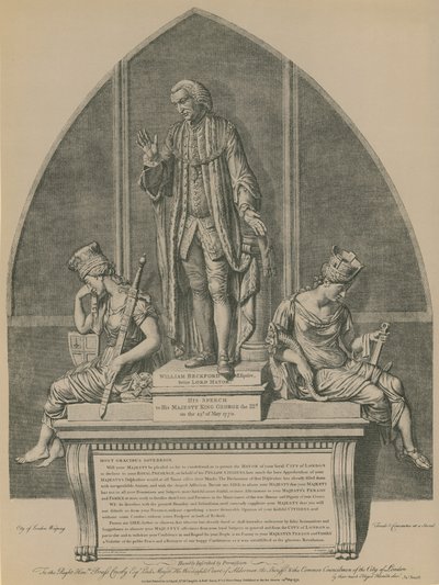 William Beckford szobra a londoni Guildhallban alkotó: English School