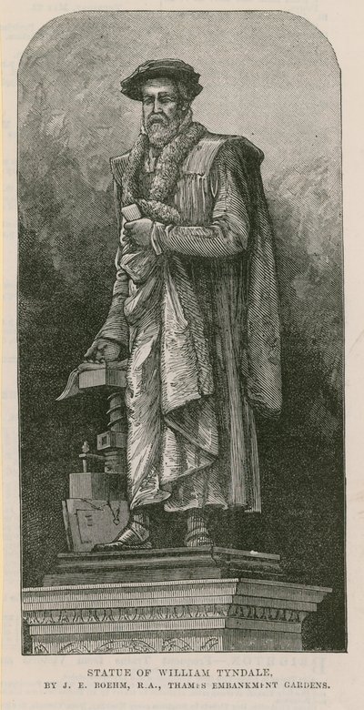 William Tyndale szobra alkotó: English School