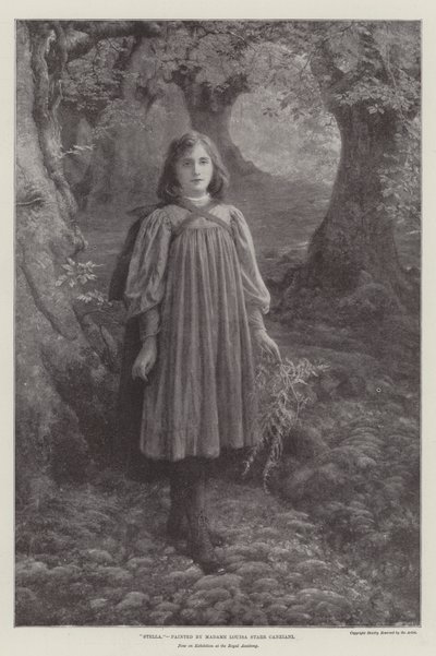 "Stella", most a Királyi Akadémia kiállításán (litho) alkotó: English School