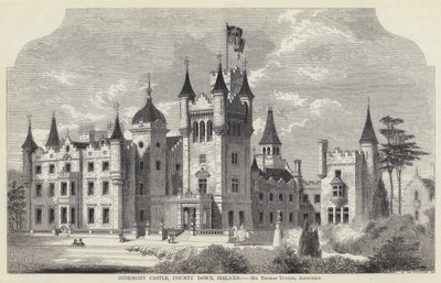 Stormont kastély, Down megye, Írország (metszet) alkotó: English School