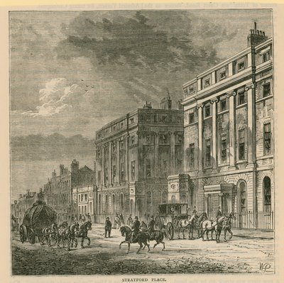 Stratford Place, London alkotó: English School