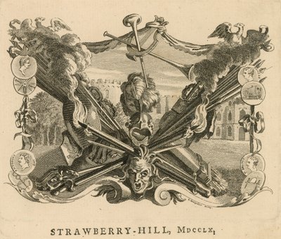 Strawberry Hill, London, 1760 alkotó: English School