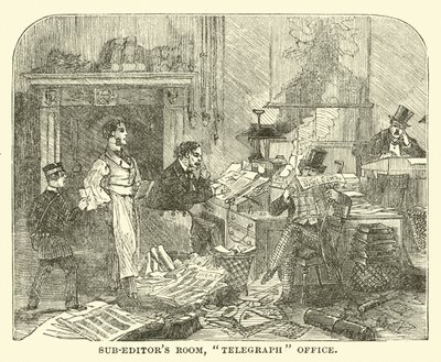 Alszerkesztők szoba, Távirati iroda alkotó: English School