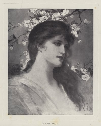 Nyári rózsák (litho) alkotó: English School