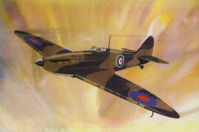 Supermarine "Spitfire" (színes litho) alkotó: English School