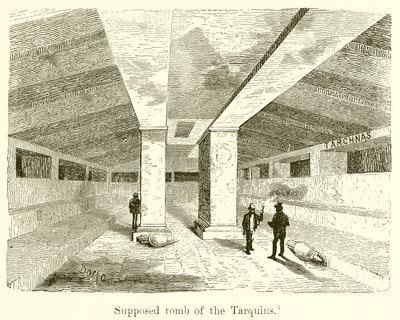 A Tarquinok feltételezett sírja alkotó: English School