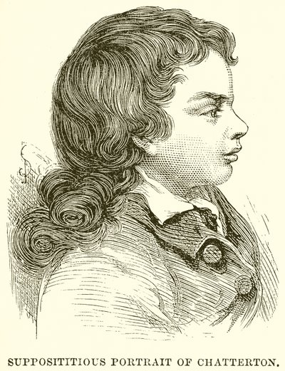 Chatterton szuppozitív portréja alkotó: English School