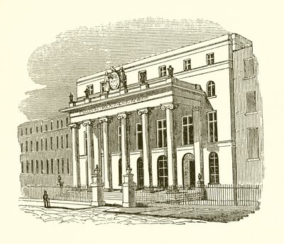 Surgeons Hall Lincolns Inn Fieldsben alkotó: English School
