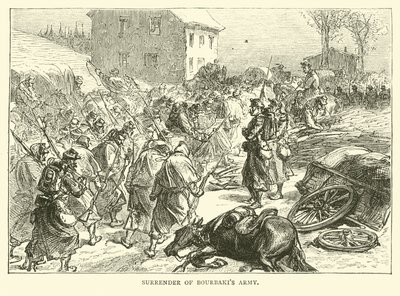 A Bourbakis hadsereg feladása, 1871. január alkotó: English School