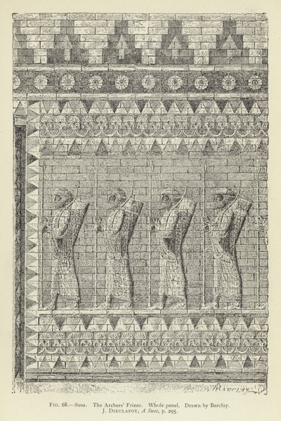 Susa, The Archers Frieze, Egész panel alkotó: English School