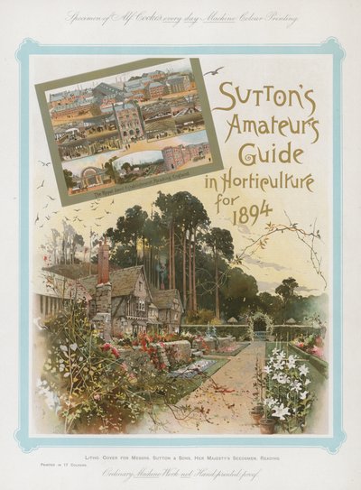 Suttons amatőrök útmutatója a kertészetben 1894-re alkotó: English School