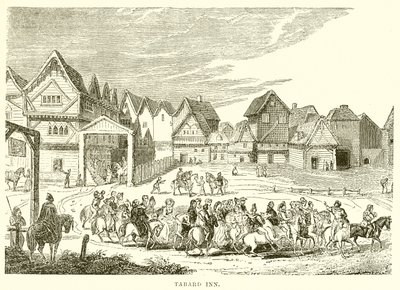 Tabard fogadó. alkotó: English School