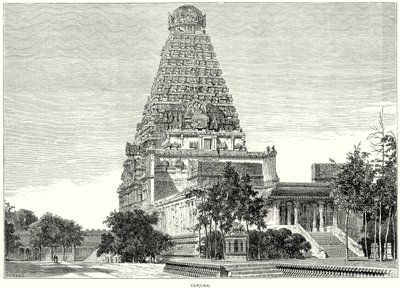 Tanjore (metszet) alkotó: English School