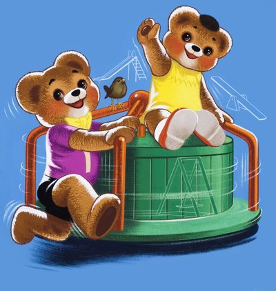 Teddy Bears (rejtett tárgyakkal) alkotó: English School