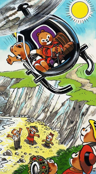 Teddy Bears helikopterben alkotó: English School