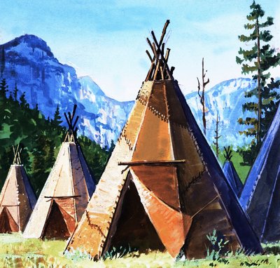 Teepee alkotó: English School