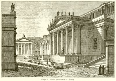 Concord temploma (Canina helyreállítása) alkotó: English School