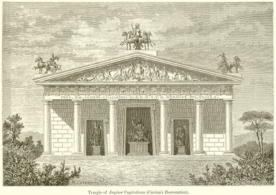 Jupiter Capitolinus temploma (Caninas helyreállítása) alkotó: English School