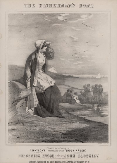 Tennyson: Enoch Arden (litográfia) alkotó: English School