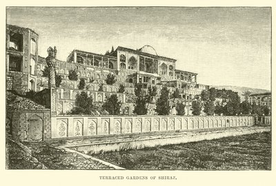 Shiraz teraszos kertjei alkotó: English School