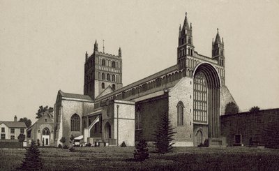 Tewkesbury apátság (litográfia) alkotó: English School