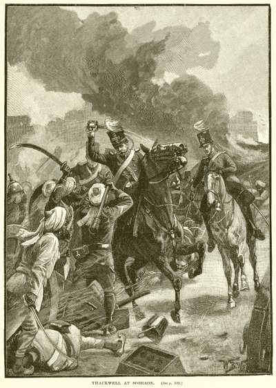 Thackwell Sobraonban alkotó: English School