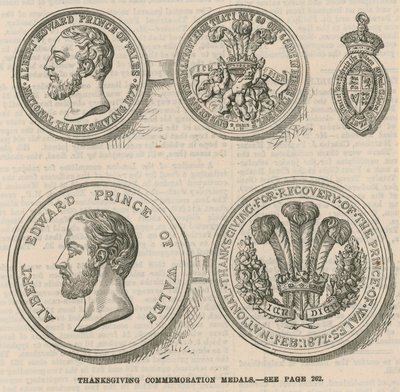 Hálaadás emlékérem alkotó: English School