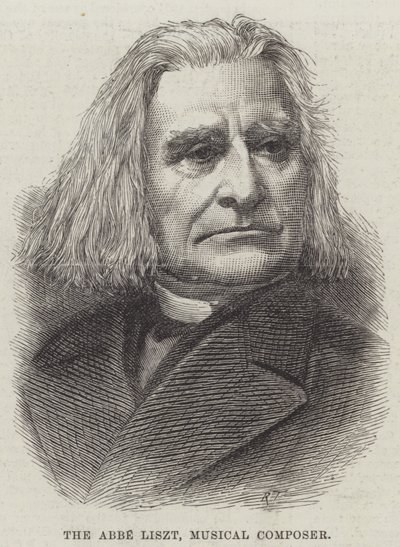 Liszt apát zeneszerző (metszet) alkotó: English School