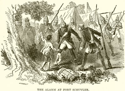 A riasztó a Schuyler-erődben alkotó: English School