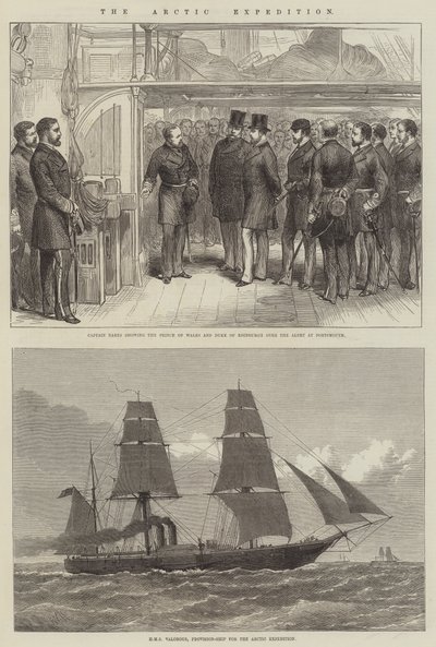 Sarkvidéki expedíció (metszet) alkotó: English School