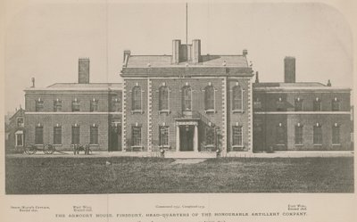 The Armory House, Finsbury, a Honorable Artillery Company központja alkotó: English School