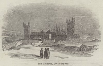 Az Arzenál, Mogadore (metszet) alkotó: English School