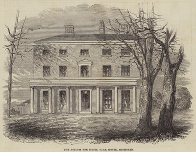 Az idióták menhelye, Park House, Highgate alkotó: English School