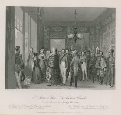 A Szent Jakab-palota közönségkamrája alkotó: English School