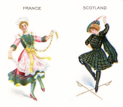 Az Auld Szövetség, Franciaország és Skócia, 1915 alkotó: English School