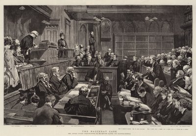 A Baccarat tok (metszet) alkotó: English School