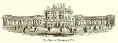 A Bank of England 1785-ben alkotó: English School