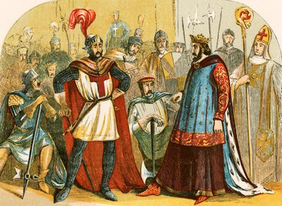 A bárók részt vesznek a III. Henrik által összehívott országgyűlésen alkotó: English School