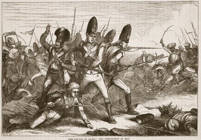 Az arras-i csata: a gránátosok az öbölben, illusztráció Cassell India illusztrált történelméből, James Grant, pub. 1879 alkotó: English School