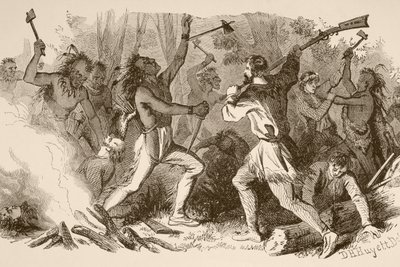 The Battle of Bloody Brook on September the 18th alkotó: English School