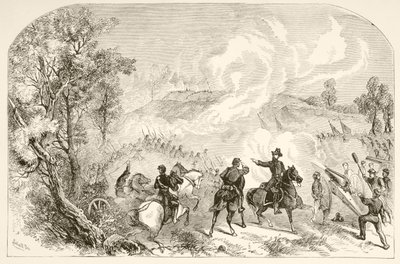 A gettysburgi csata (litho) alkotó: English School