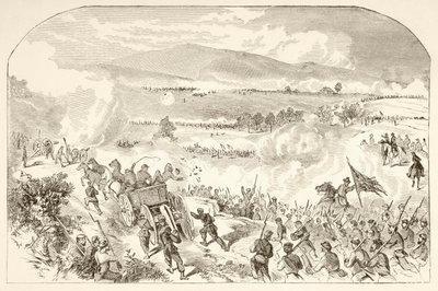 A Malvern Hill-i csata (litho) alkotó: English School