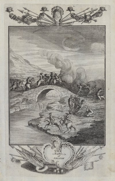 A prestoni csata (metszet) alkotó: English School