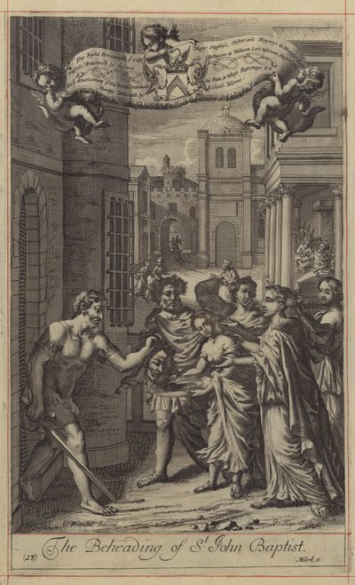 Keresztelő Szent János lefejezése alkotó: English School