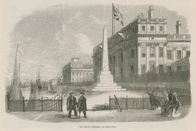 A Bellot-emlékmű Greenwichben, Londonban alkotó: English School